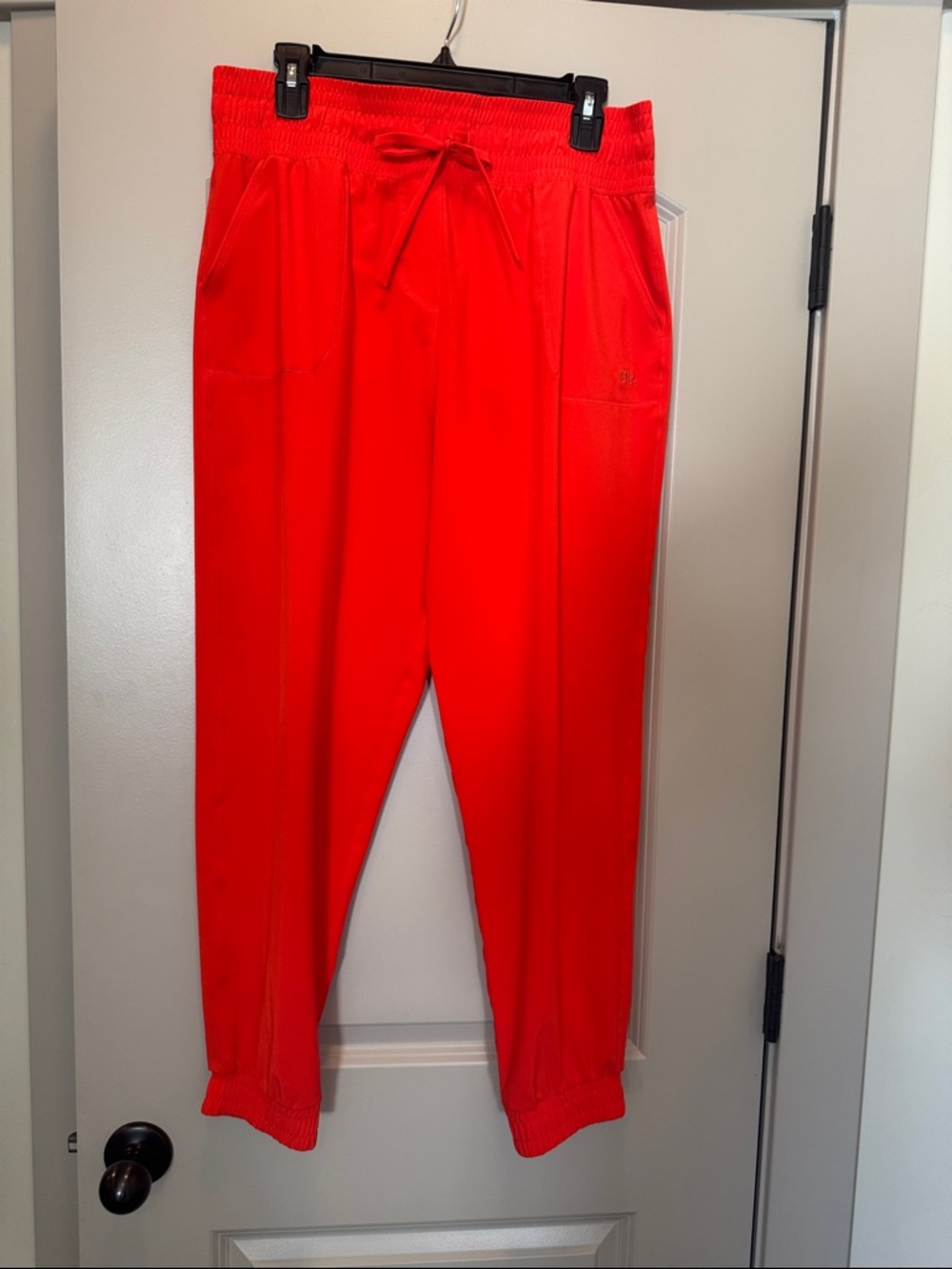 Albion Large women’s poppy destination joggers. Like new, worn once.